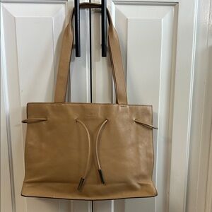 Gucci Tan Leather Tote Shoulder Bag Vintage